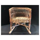 Kids Wicker Rocking Chair