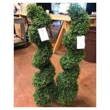 Artificial Boxwood Topiary Tree 48 in