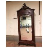 Antique French Carved Armoire 38x18x93