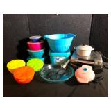 Kitchen Lot with Tupperware Storage Containers