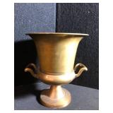 Vintage Brass Urn Planter Champagne Bucket