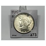 1925 Peace Dollar Graded MS64