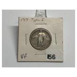 1917 Standing Liberty Quarter T1 VF