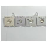 4 Mercury Dimes 1916 to 1920-D