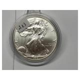 1999 Silver Eagle Graded Gem BU