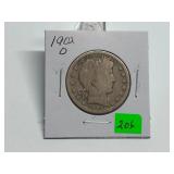 1902-O Barber Half Dollar