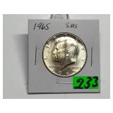 1965 Kennedy Half Graded Gem BU