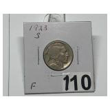 1923-S Buffalo Nickel Graded F