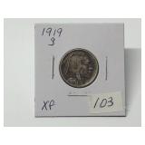 1919-S Buffalo Nickel Graded XF