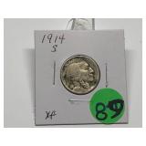 1914-S Buffalo Nickel Graded XF