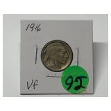 1916 Buffalo Nickel Graded VF
