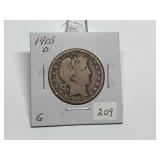 1903-O Barber Half Dollar