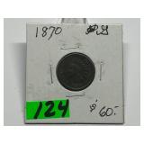 1870 Indian Head Cent Graded G