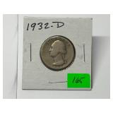 1932-D Washington Quarter G Key Date