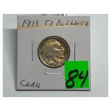 1913 Buffalo Nickel T1 Graded CHBU