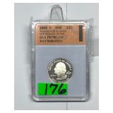 2008-S Silver Quarter SGS PR70 CAM