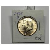 1968-D Kennedy Half Graded Gem BU
