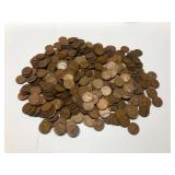 500 Wheat Pennies Mixed Circulated