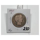 1903-S Barber Half Dollar