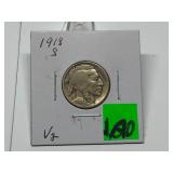 1918-S Buffalo Nickel Graded VG