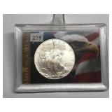 2010 Silver Eagle Graded Gem BU