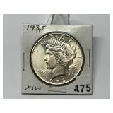 1935 Peace Dollar MS64 Better Date