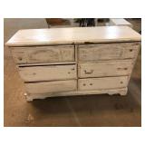 Distressed Farmhouse 6 Drawer Dresser