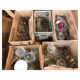 Pallet of Clear Glass and Crystal