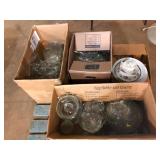Pallet of Clear Glass and Crystal