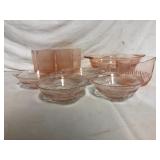 Anchor Hocking Coronation pink depression glass