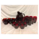 Royal Ruby Drinkware Set
