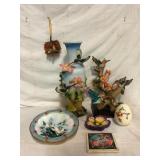 Hummingbird figurines and home decor items