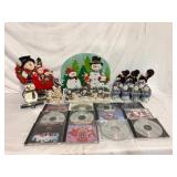 Snowman variety and Christmas music