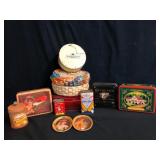 Vintage Advertising Tins Lot