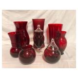 Anchor Hocking Royal Ruby Lot