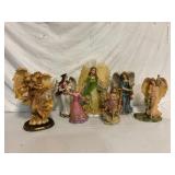 miscellaneous decorative angel figurines