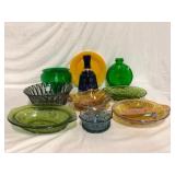 Colored depression glass