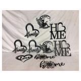 Black Metal Word Art Lot
