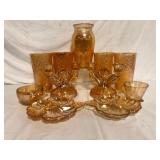 Vintage Marigold Jeannette Glass