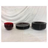 Arcoroc Ruby Red Dinnerware