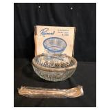 Raimond Silver Rim Crystal Bowl