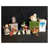 Assorted Snowman Figurines