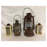 Vintage Style Metal Lanterns