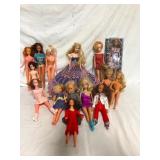 Collection of vintage fashion dolls