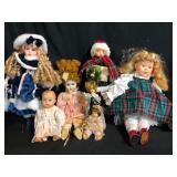 Collectible porcelain dolls