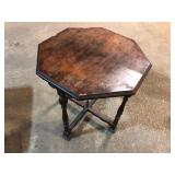 Octagon Wood Side Table 29