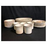 Vintage 26 Piece Stoneware Set