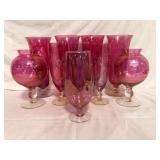Bohemian Cranberry Red Glass