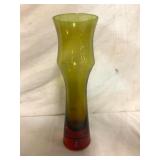 Vintage Swedish Art Glass Vase