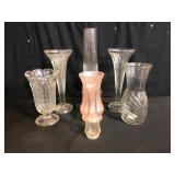 Vintage Glass Vases Lot